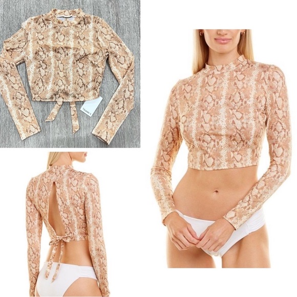 Vitamin A Remy Rashguard crop top - Picture 3 of 8